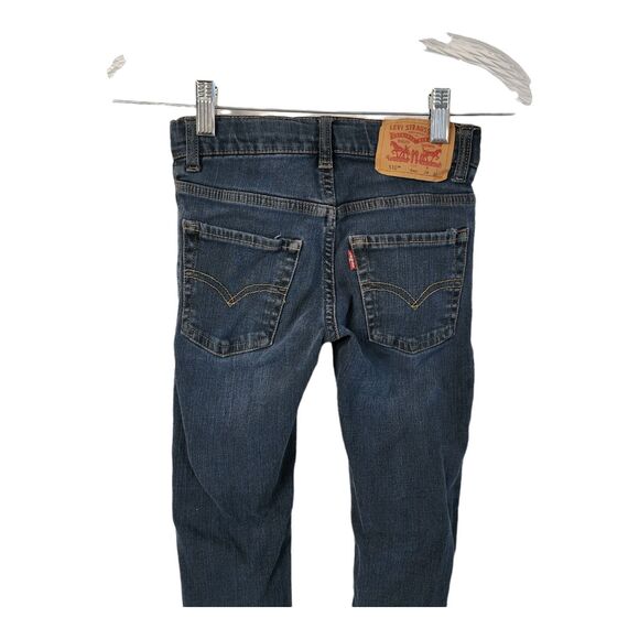 Girls Levi's 510 Skinny Jeans Size 8 Adjustable Waist Stretch Denim 24x22 - Picture 5 of 10